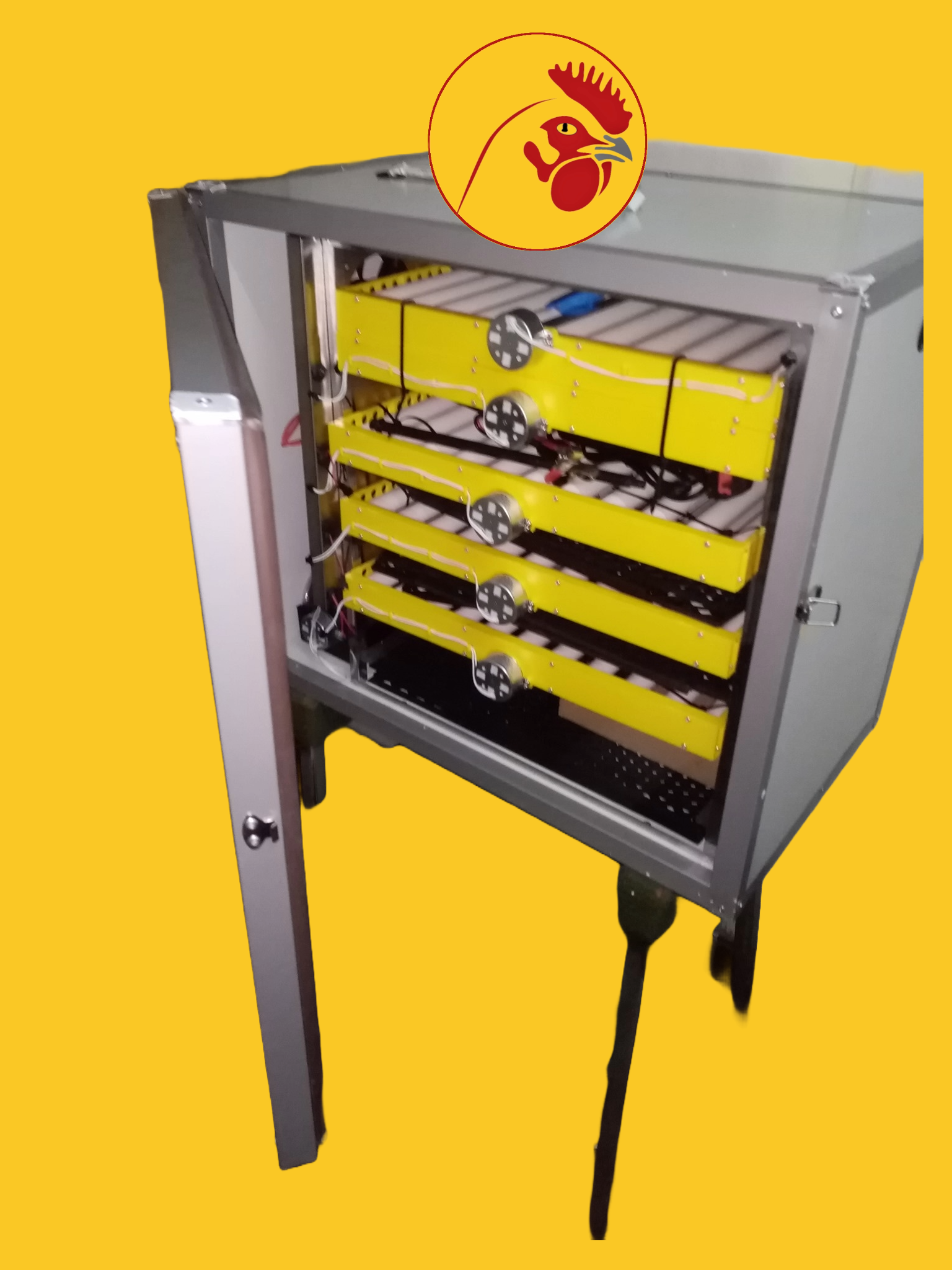 Industry Egg Incubator, 300 Eggs Automatic Temperature Humidity