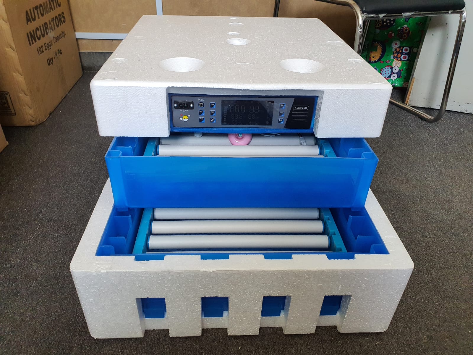 128 Eggs Digital Automatic Incubator with Automatic Egg Turning and
